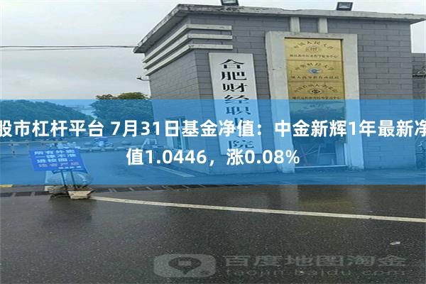 股市杠杆平台 7月31日基金净值：中金新辉1年最新净值1.0446，涨0.08%