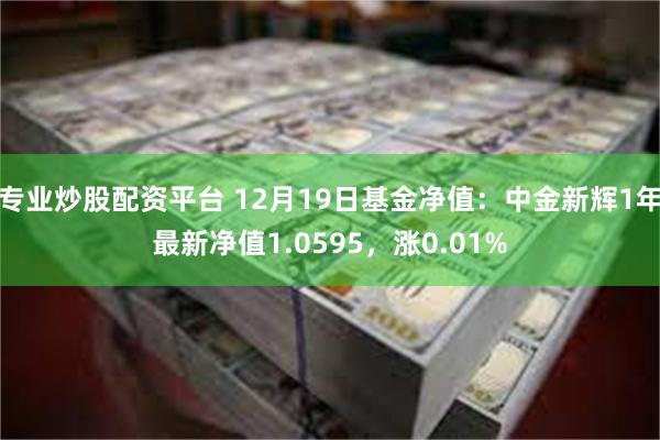 专业炒股配资平台 12月19日基金净值：中金新辉1年最新净值1.0595，涨0.01%