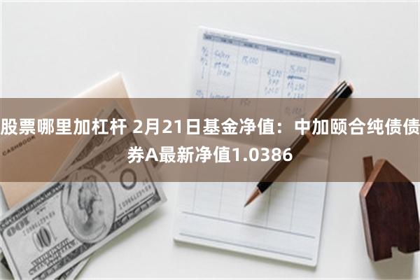 股票哪里加杠杆 2月21日基金净值：中加颐合纯债债券A最新净值1.0386